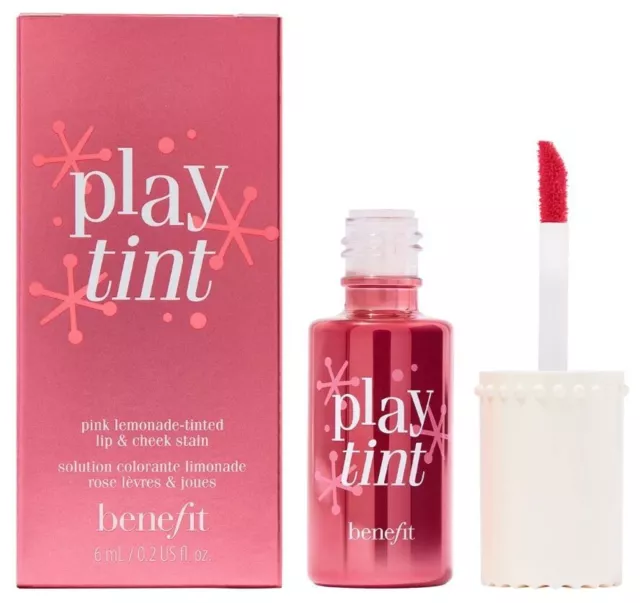 BENEFIT Playtint macchia labbra e tinta rossa liquida - 6 ml nuova con scatola