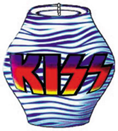 KISS CANDLE - STRIPES - 10cm - USA 1997 - V143001