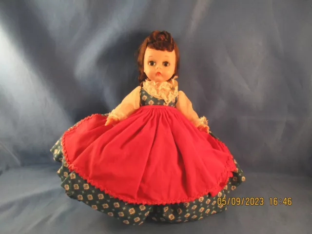 Vintage Madame Alexander-kins, walker doll, JO "Little Women" 8" + shoes good Vintage Madame Alexander-kins, walker doll, JO "Little Women" 8" + shoes good