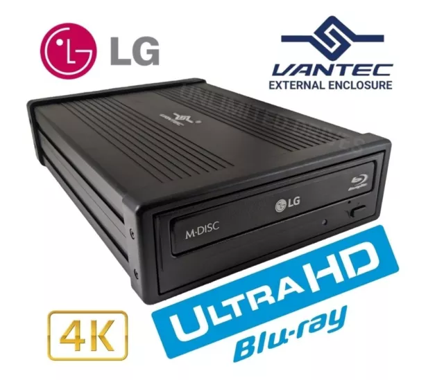 4k UHD Friendly External Blu-Ray Drive LG WH16NS40 flashed to UNLOCKED v1.02