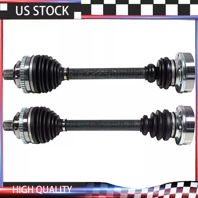FRONT LEFT & RIGHT CV Axle Shaft For VOLKSWAGEN EUROVAN Automatic Transmission