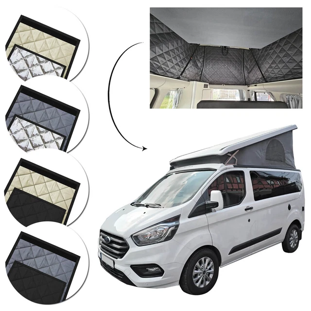 Carbest Fahrerhaus-Thermomatten-Set Isoflex, 3-teilig Für Ford Transit Custom Ab Bj 2015