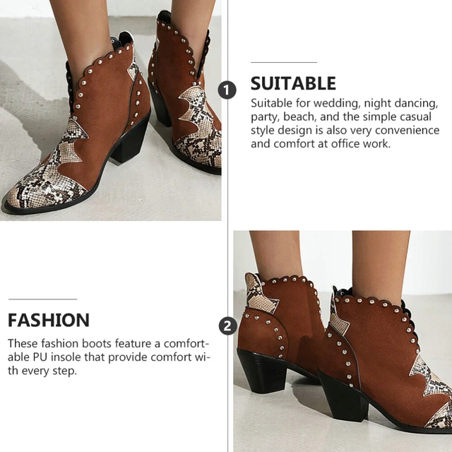 Modische Stiefeletten Für Damen Obermaterial: Wildleder Fräulein 3