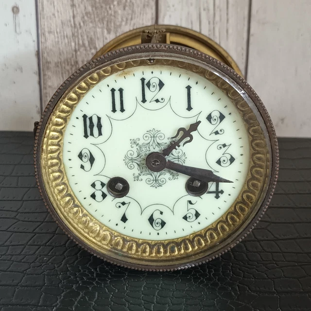 Ancien Mouvement De Pendule De MARINE à Remonter - Curieux Et Authentique