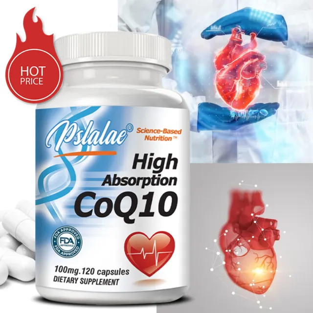 High Absorption CoQ10 - Antioxidants, Heart Health, Increased Energy & Endurance