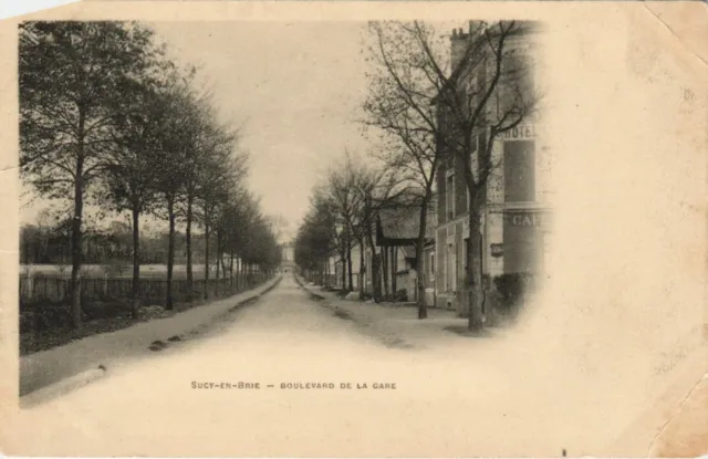 CPA AK SUCY-en-BRIE - Boulevard de la Gare (44532)