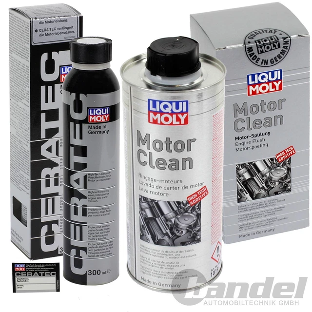LIQUI MOLY Motore Pulito 1019 + Ceratec 3721 Motorpflege Pulizia Clea