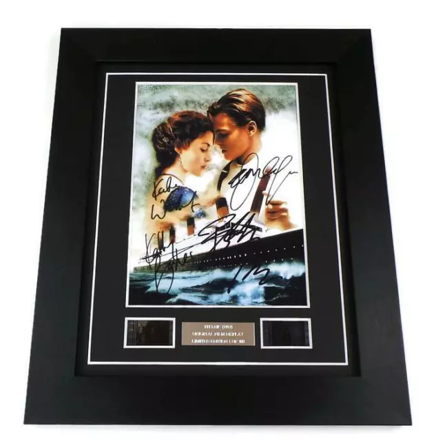 TITANIC FILM CELL Movie Memorabilia Signed Preprint TITANIC GIFT COLLECTORS ITEM