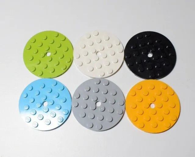 Lego 11213 Platte runder Kreis 6x6 Farbe auswählen 4er Pack