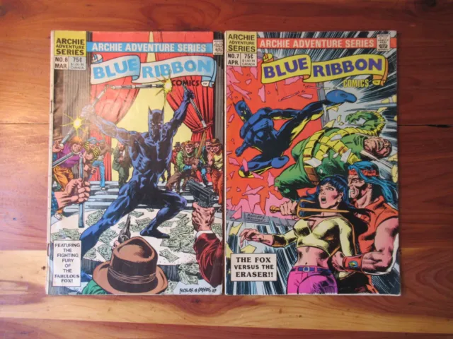 Lot of 2 Archie Adventure Series Comics 1984 Blue Ribbon, With Bonus 1992 Zen 