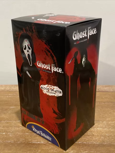 SCREAM HALLOWEEN HORROR NECA Royal Bobbles Ghostface Blood Splatter Exclusive LE
