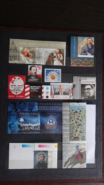 Polnische Briefmarken -2 Quartal 2020 / 19 Briefmarken