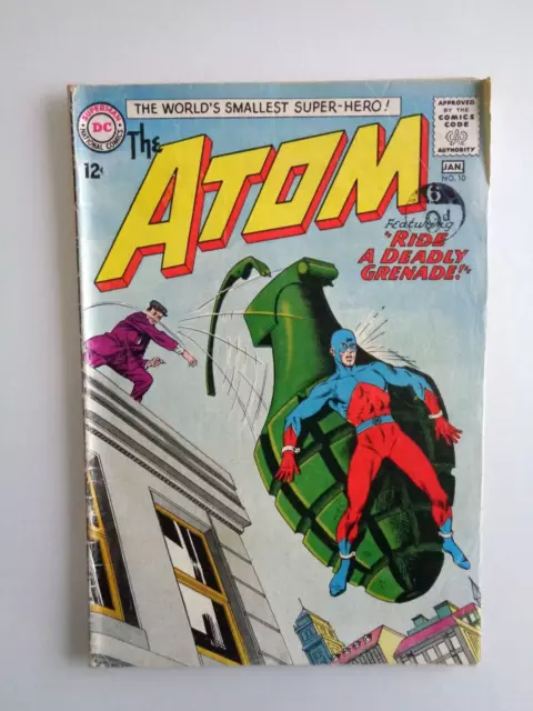 DC COMICS .The ATOM #10 JAN . 1964  GIL KANE ART .MURPHY ANDERSON + GARDNER FOX