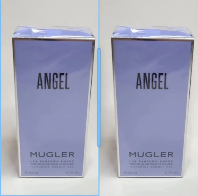 (2 Pack) New Thierry Mugler Angel Perfuming Shower Gel, 6.7 Ounce/200ml  2 Pc