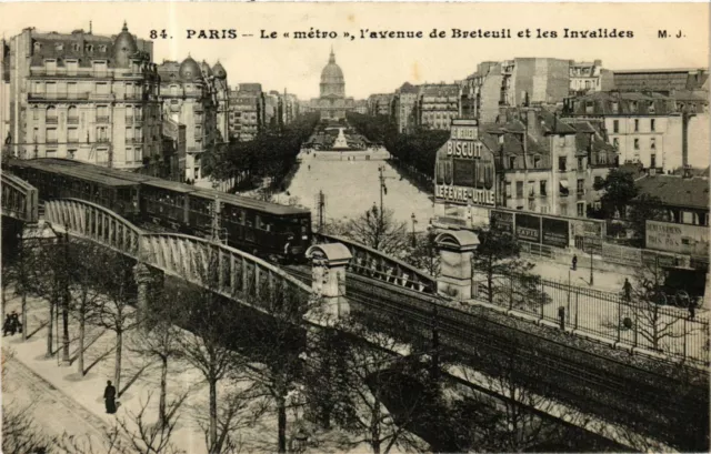 CPA PARIS 15e Avenue de Breteuil et les Invalides (574213)