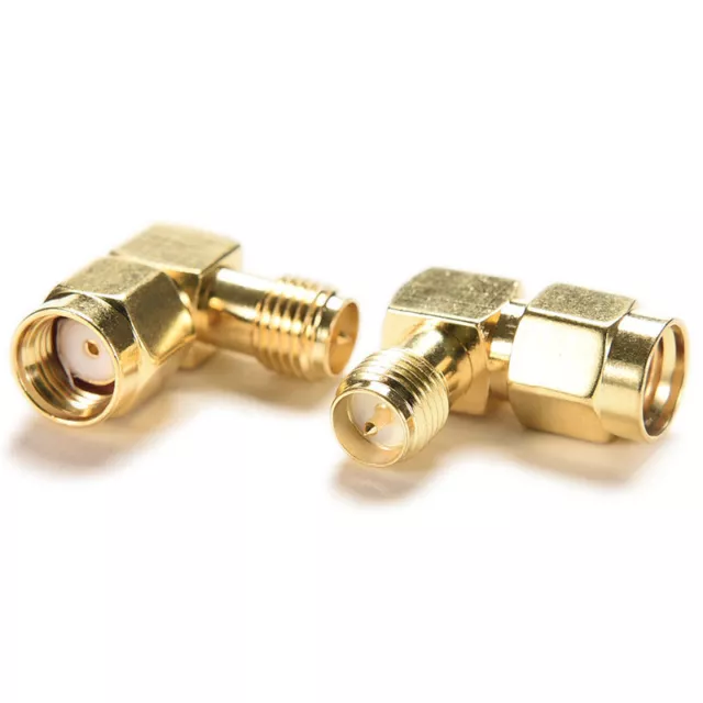 90°right angle Adapter RP.SMA male jack to RP.SMA female plug connector A#km