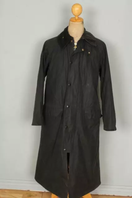 VTG 80S BARBOUR Burghley 2 Crest WAXED Riding Coat Navy 38 Medium EUR 156 08 PicClick FR