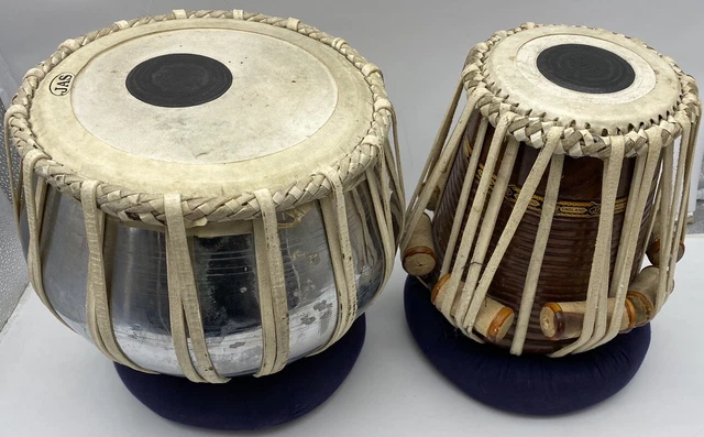 (READ DESCRIPTION) JAS Tabla & Dayan Set Deluxe Set w/Pillows (FAST UK SHIPPING)