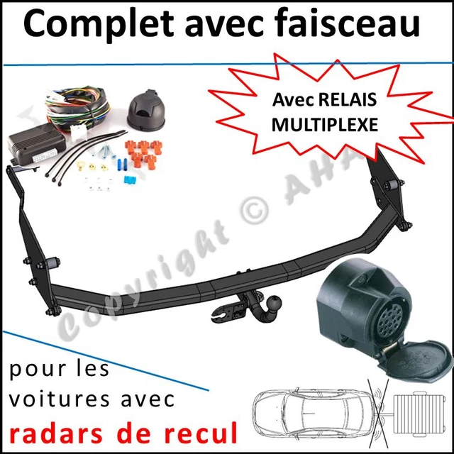 Attelage Démontable Pour Renault Espace V, Grand Scénic IV, Scénic IV - Classe 2, 2087kg - Neuf Complet Avec Câblage