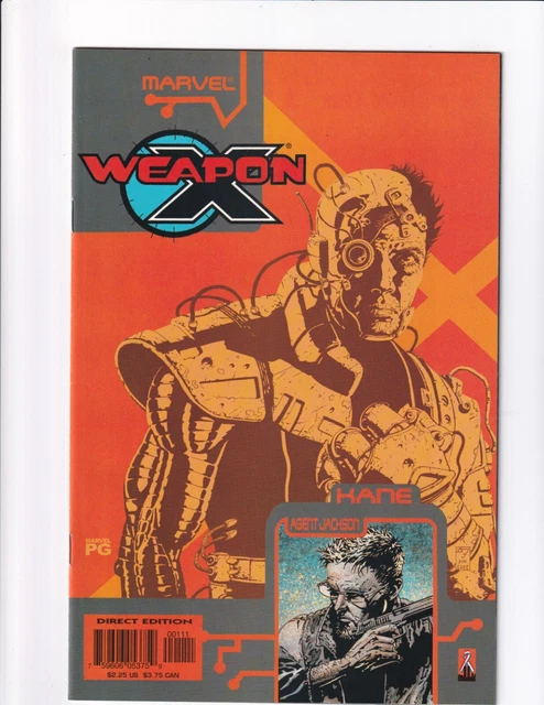 WEAPON X: THE DRAFT - KANE #1 Marvel Comic 2002 NM Bag/Boarded