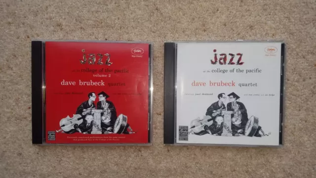 Dave Brubeck quartet : Jazz At The College Of The Pacific : volumes 1 & 2