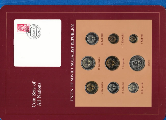 Coin Sets of All Nations USSR Russia UNC All 1978 but 5 Kopecks 1979 100284