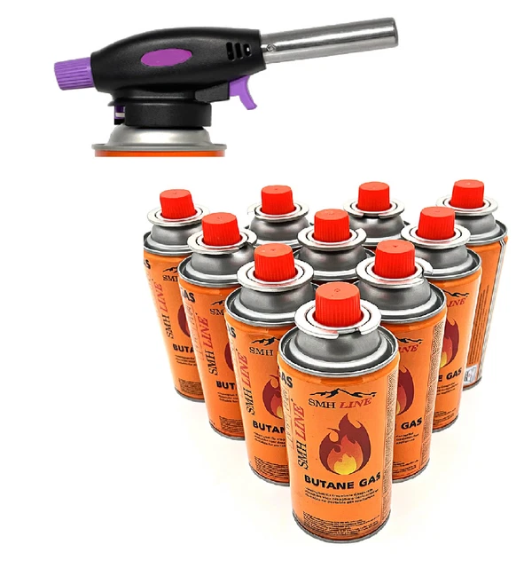 BRUCIATORE A GAS Bunsen Per Esterni In Lega Di Zinco Propano Stabilizzatore Di Fiamma EUR 17,66 - Foto 6