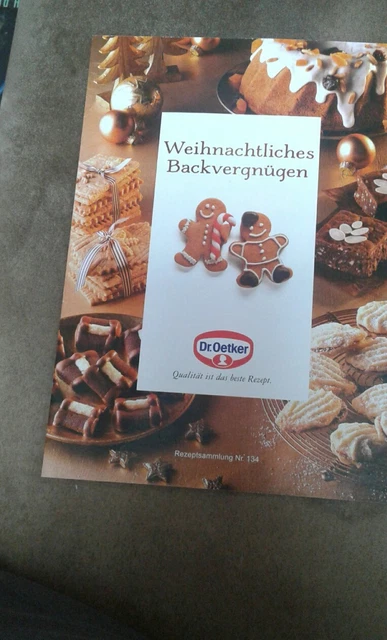 Dr. Oetker Rezeptsammlung Nr. 134, Weihnachtliches Backvergnügen