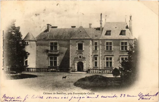 CPA AK FONTENAY-le-COMTE - Chateau de BEAULIEU - Pres FONTENAY-le-COMTE (637340)