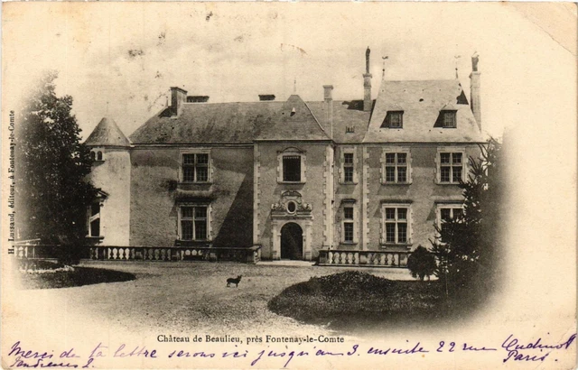 CPA AK FONTENAY-le-COMTE - Chateau de BEAULIEU - Pres FONTENAY-le-COMTE (637340)
