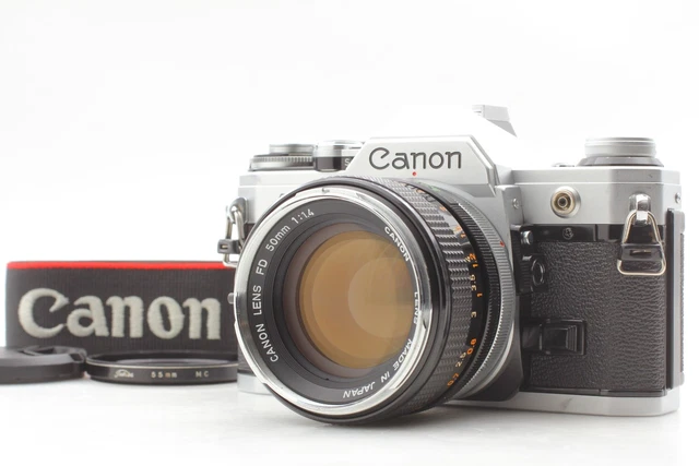 NEAR MINT] CANON AE-1 AE1 Program SLR Film Camera Silver