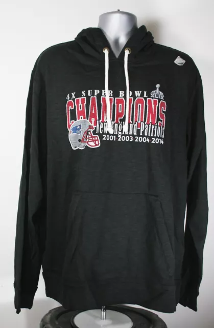 NFL 4X Superbowl Champions New England Patriots – Mens 2XL Sweatshirt by 47 (New