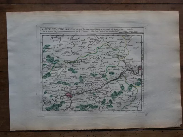 Carte de la Principauté de Liege et de la Comté de Namur