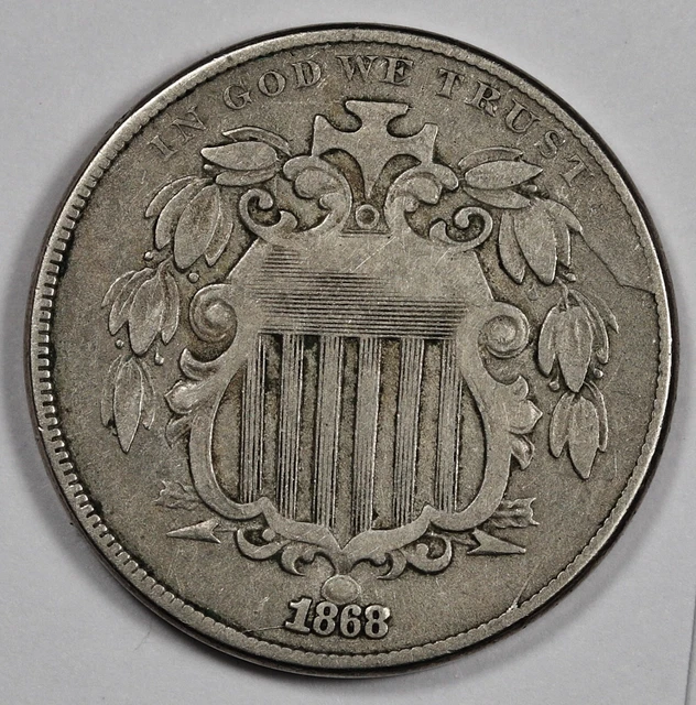 1868 Shield Nickel Errors Discount Order, 57 OFF nentangso