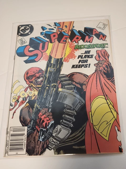 Superman #4 (DC Comics 1987) 1st appearance of Bloodsport VF/NM