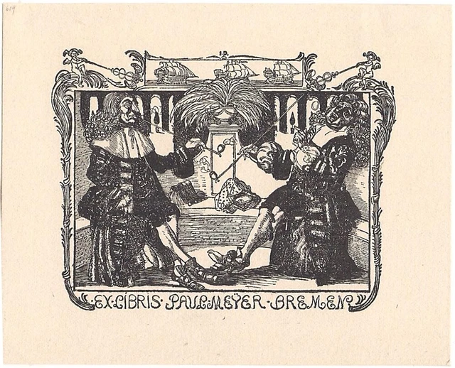 JULIUS DIEZ: Exlibris für Paul Meyer