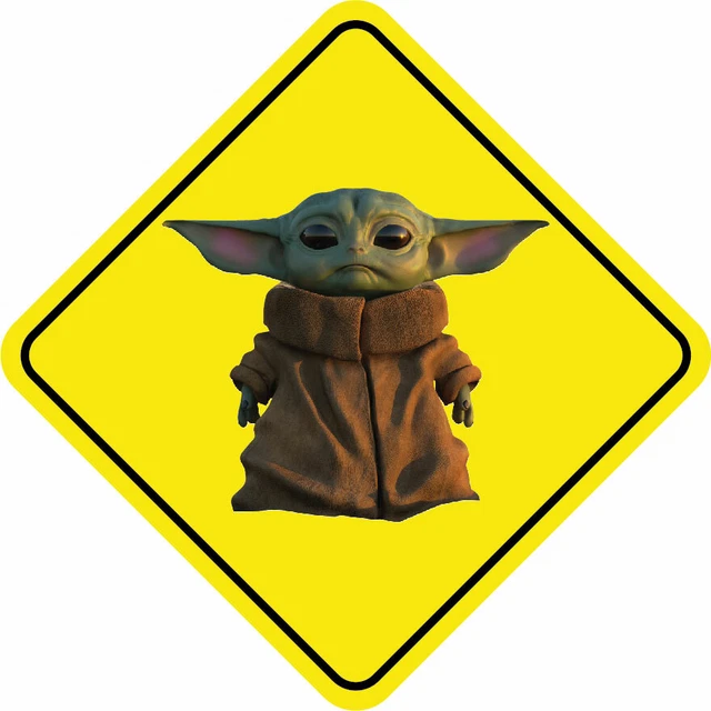 Baby Yoda Star Wars Inspired Mandalorian Car Sticker vrogue.co