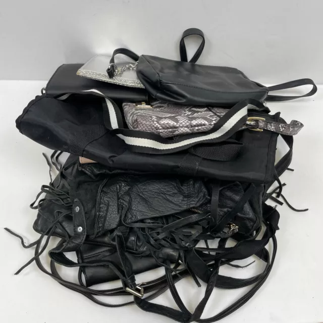 Joblot Of Handbags 10 Items Clutch Tote Purse Backpack Bundle Wholesale