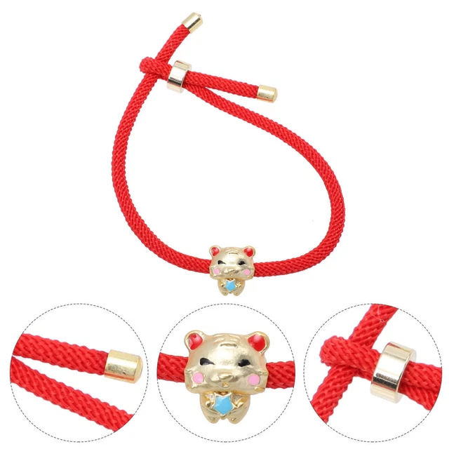 Stern-Tiger-Armband Kupfer Armband Aus Seil Geflochtenes Armband Red