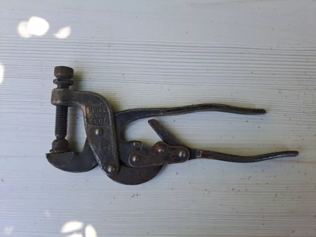 vintage PINCE ANCIEN outils LINDSTROM SWEDEN old Tool CLAMP zange