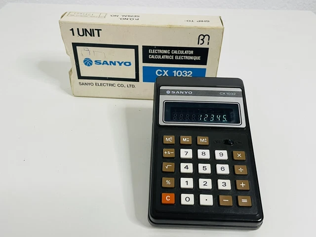Sanyo CX 1032 Vintage Calculator