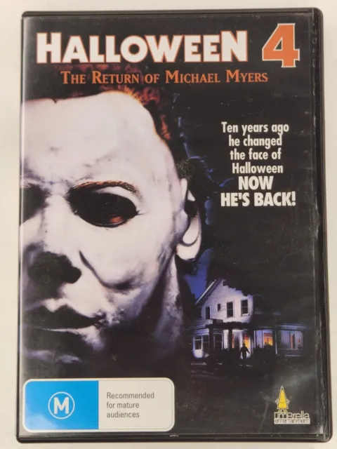 Halloween 4 - The Return Of Michael Myers (DVD, 1988) Rare Region 4