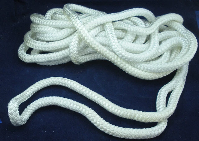 Corda In Nylon Marino 5/16" X 600 Piedi – 3 Trefoli Per Ormeggio E Ancoraggio