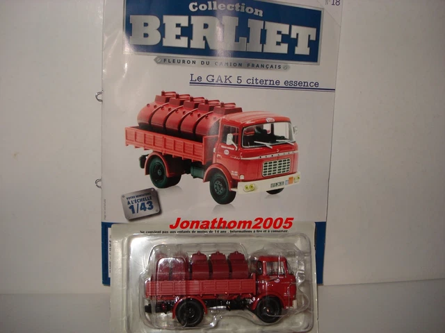 Miniature Collection Berliet N°29 – GBC 8 M 6x6 Autocar S.N. REPAL Sahara 1958 (1/43)