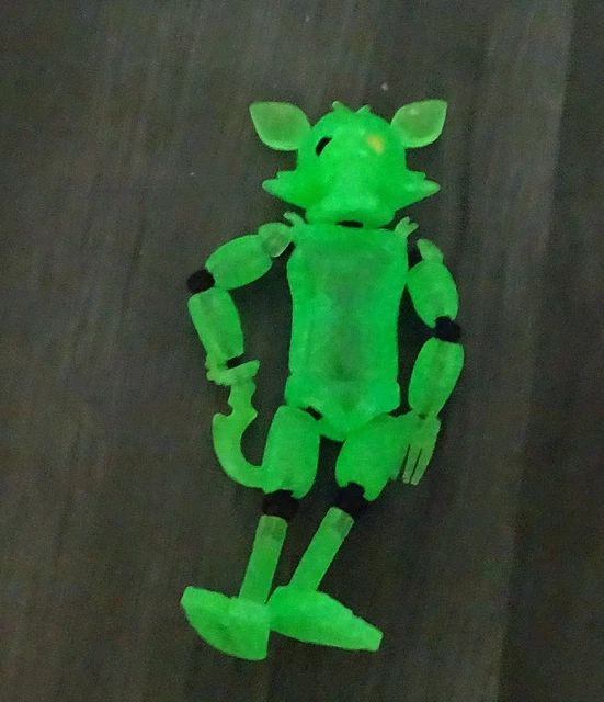 Funko Action Figure: Five Nights At Freddy's (FNAF) Pizza Sim - Rockstar Foxy - Glow In The Dark