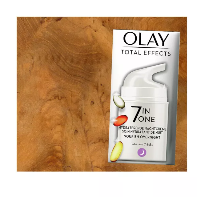 (1L|600,00) Olay Total Effects 7in1 Nachtpflege Creme | Nährt über Nacht Vitamin