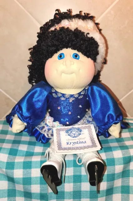 VHTF! Kristina Cabbage Patch Soft Sculpture Mini Edition - With Display Stand