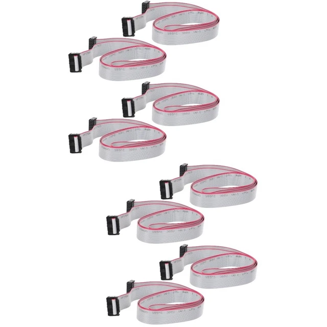 8 Pcs Flat Ribbon Cable Computer Cable Connectors IDC Connector