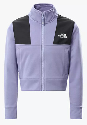 The North Face Girls Surgent Full Zip Cropped Fleece / BNWT / Sweet Lavender / M