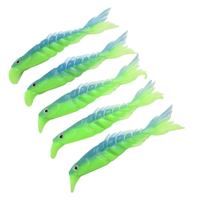 Lot De 8 Leurres De Pêche Articulés Avec Segments Oscillants - Pour Eau Douce Et Salée, Appât Bionique